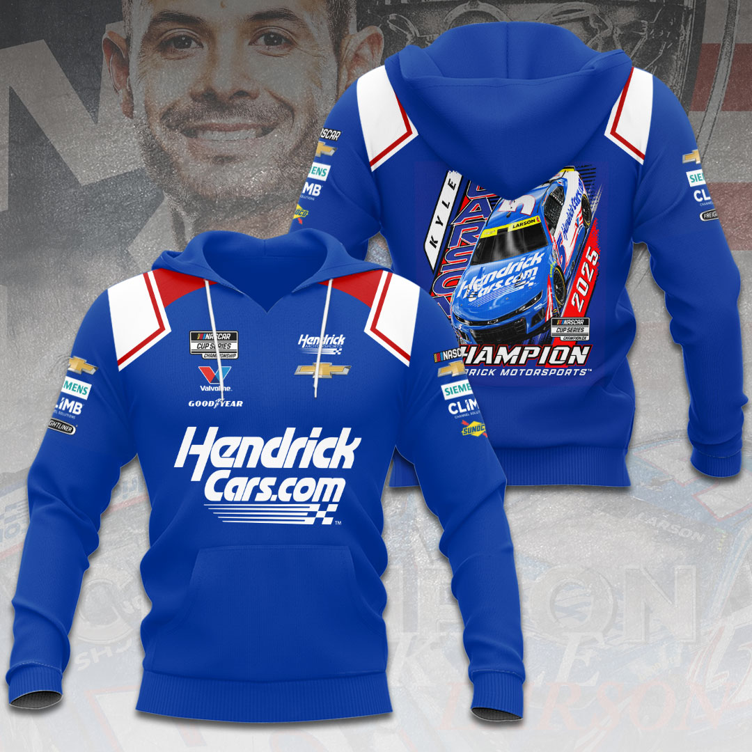 Kyle Larson 2025 NASCAR Cup Series Champion 3D Apparel – HOATT14347