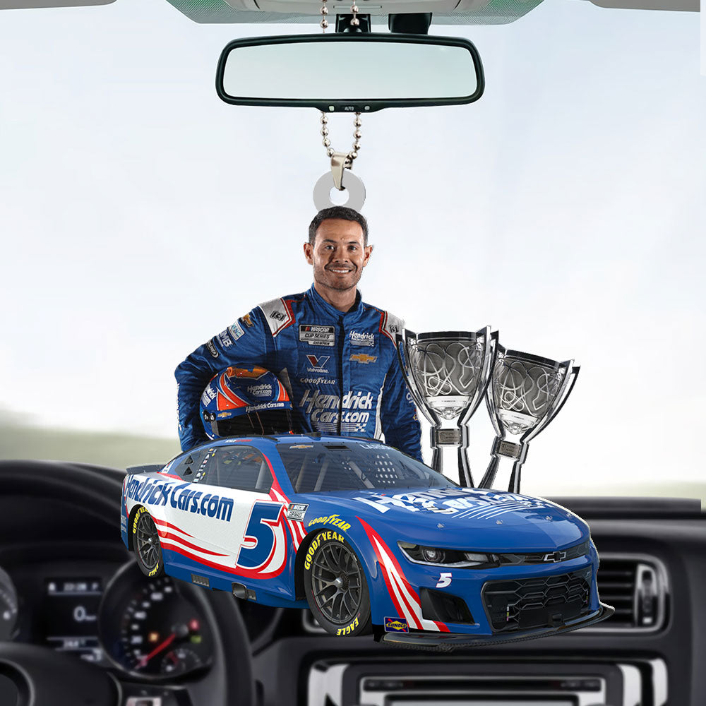 Kyle Larson Custom shape 2-sided Acrylic Car Ornament – GNENEW747