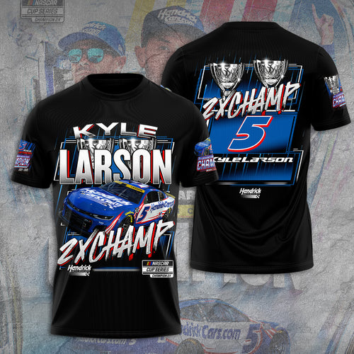 Kyle Larson 2025 NASCAR Cup Series Champion 3D Apparel – TANTN18092