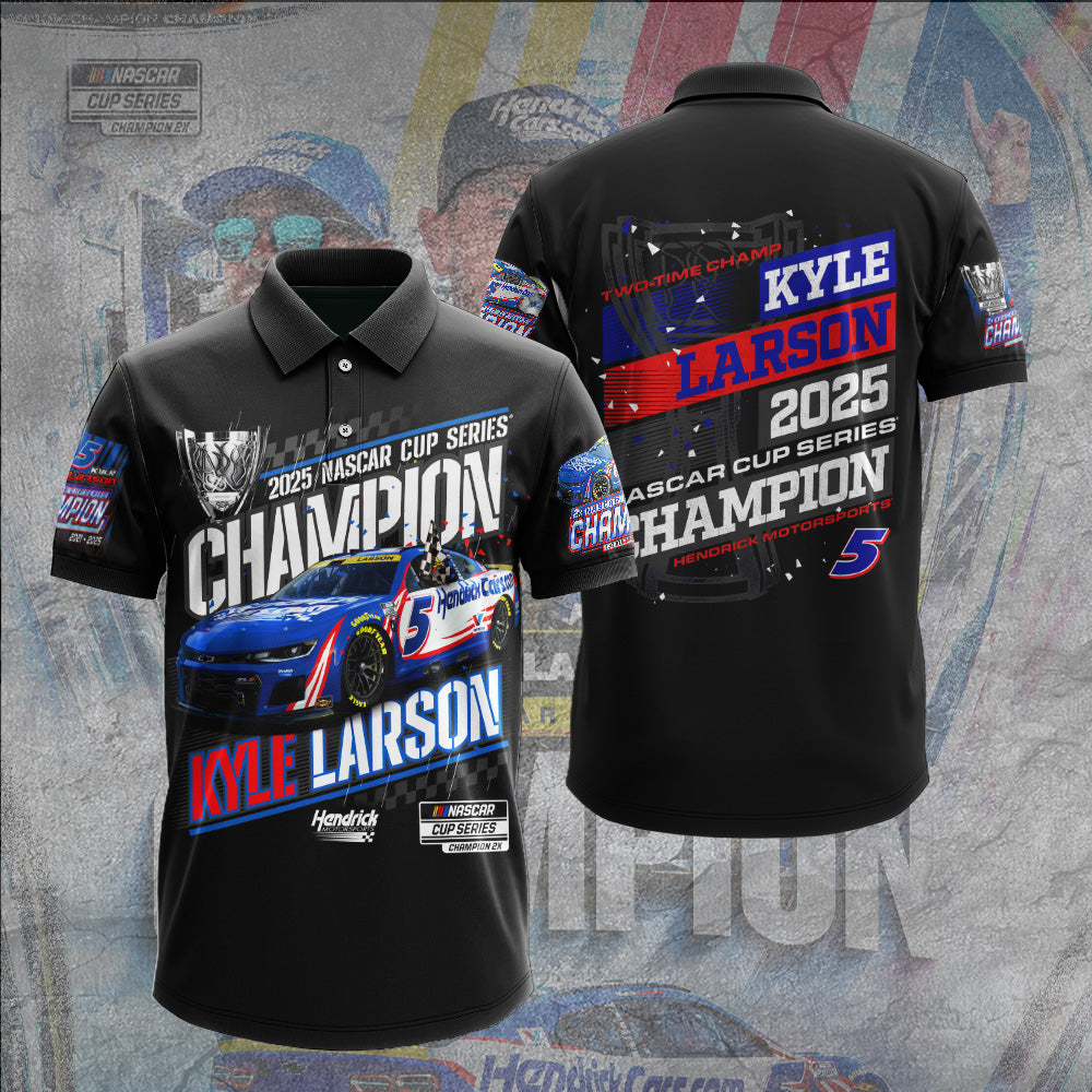 Kyle Larson 2025 NASCAR Cup Series Champion 3D Apparel – TANTN18093