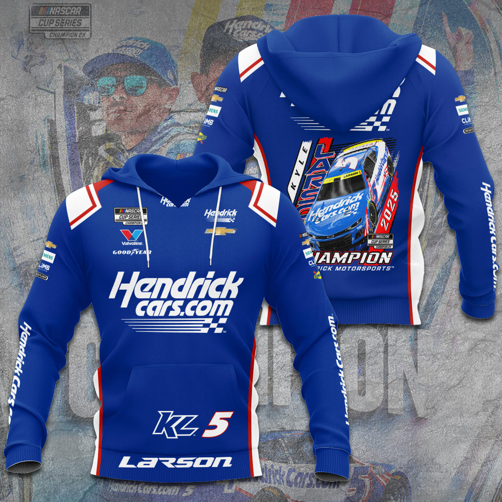 Kyle Larson 2025 NASCAR Cup Series Champion 3D Apparel – TANTN18364