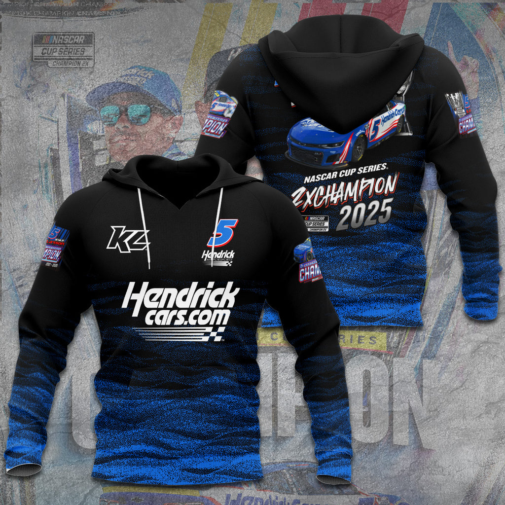 Kyle Larson 2025 NASCAR Cup Series Champion 3D Apparel – TANTN18528