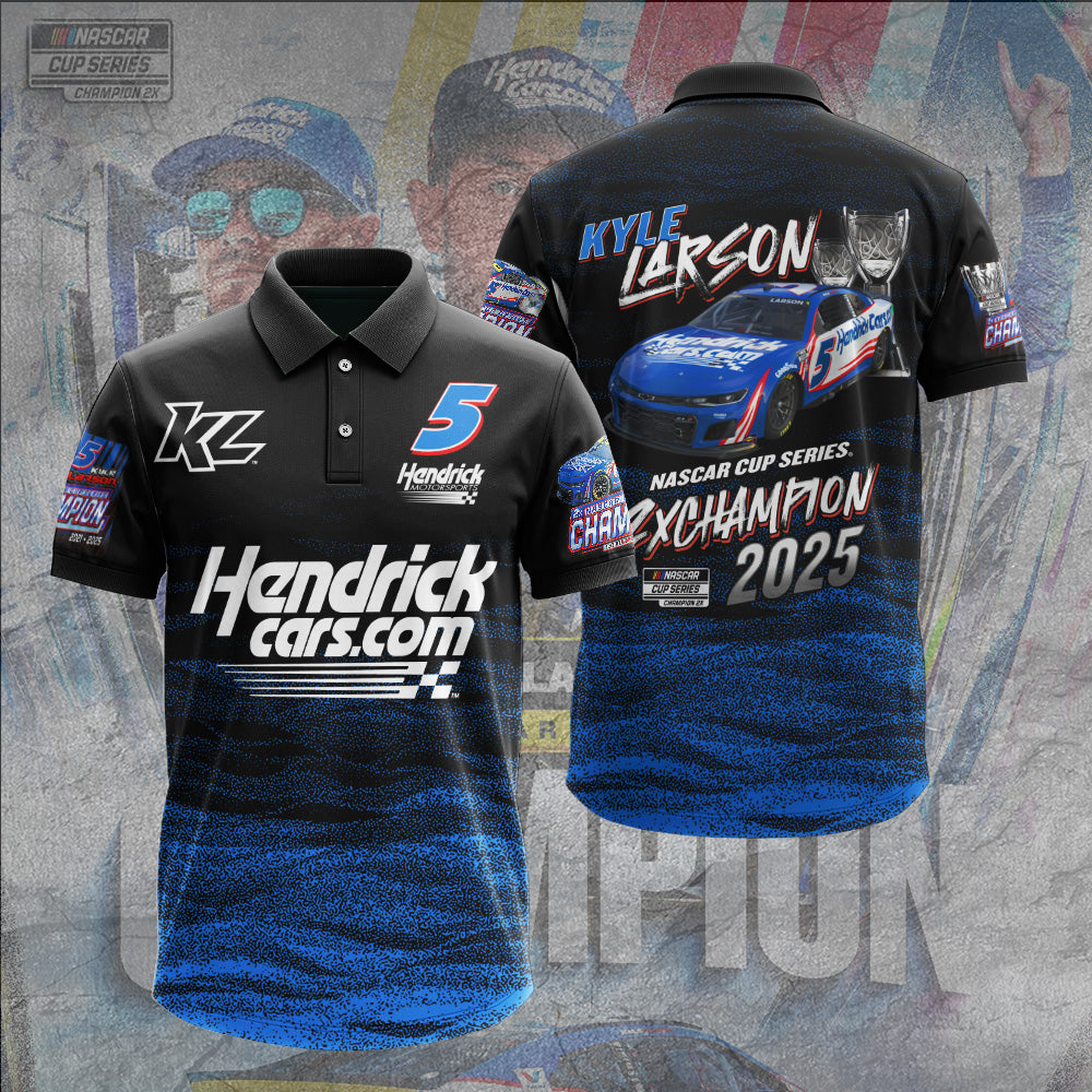 Kyle Larson 2025 NASCAR Cup Series Champion 3D Apparel – TANTN18528