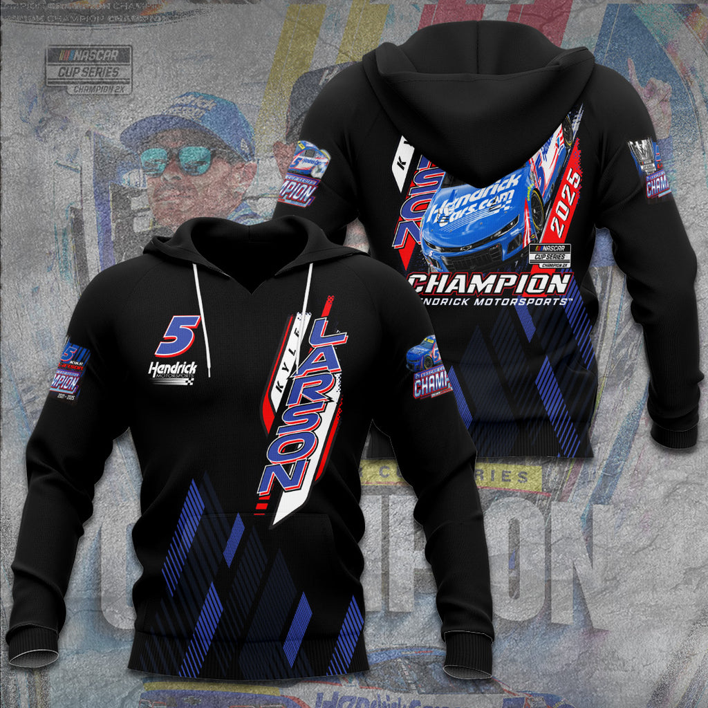 Kyle Larson 2025 NASCAR Cup Series Champion 3D Apparel – TANTN18531
