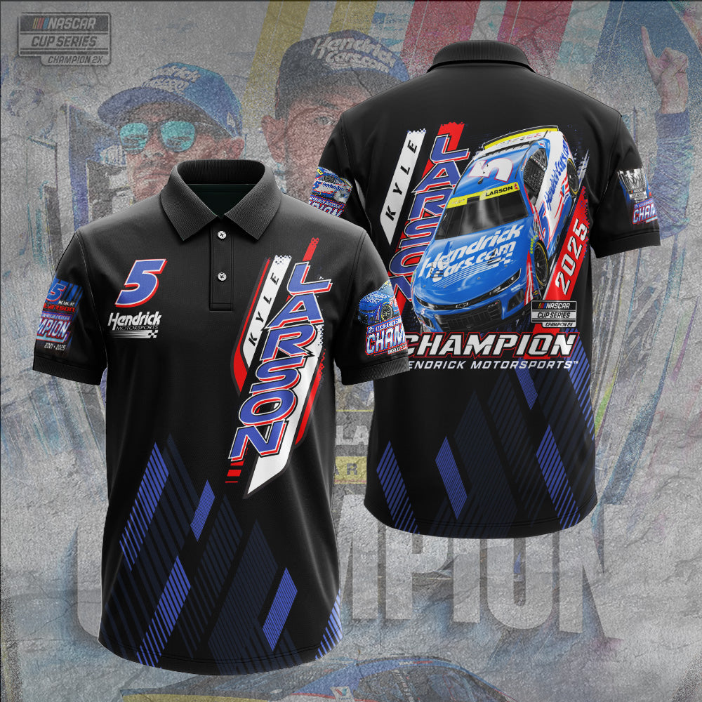 Kyle Larson 2025 NASCAR Cup Series Champion 3D Apparel – TANTN18531