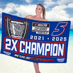 Kyle Larson 2025 NASCAR Cup Series Champion Rectangle Beach Towel – TANTN18086