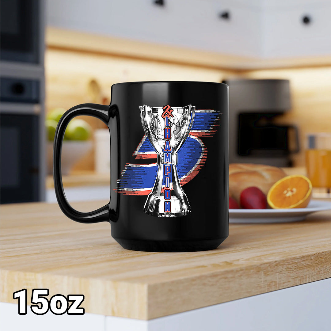 Kyle Larson 2025 NASCAR Cup Series Champion Ceramic Mug – TANTN18431