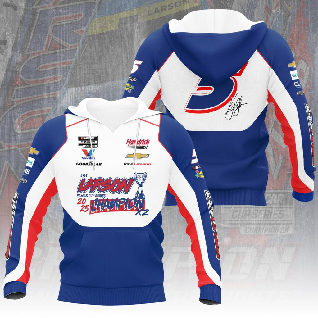 Kyle Larson 2025 NASCAR Cup Series Champion 3D Apparel – HOATT14405