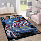 Kyle Larson 2025 NASCAR Cup Series Champion Rectangular Rug – TANTN18118