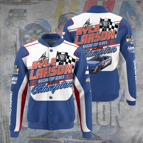 Kyle Larson 2025 NASCAR Cup Series Champion Varsity Jacket – TANTN18120