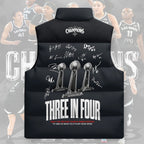 Las Vegas Aces WNBA 2025 Champions 3D Sleeveless Down Jacket – TMTHU1637