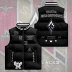 Las Vegas Aces WNBA 2025 Champions 3D Sleeveless Down Jacket – TMTHU1638