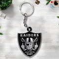 Las Vegas Raiders Custom Shape 2-sided Keychain – TMTHU998
