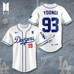 Los Angeles Dodgers x BTS Yoongi 2025 Baseball Jersey – TANTN15645