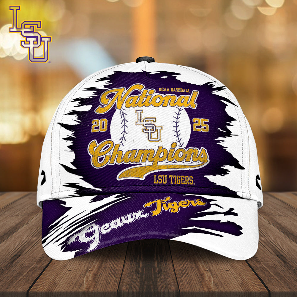 LSU Tigers Baseball 2025 National Champions Classic Cap – MAITM 11812
