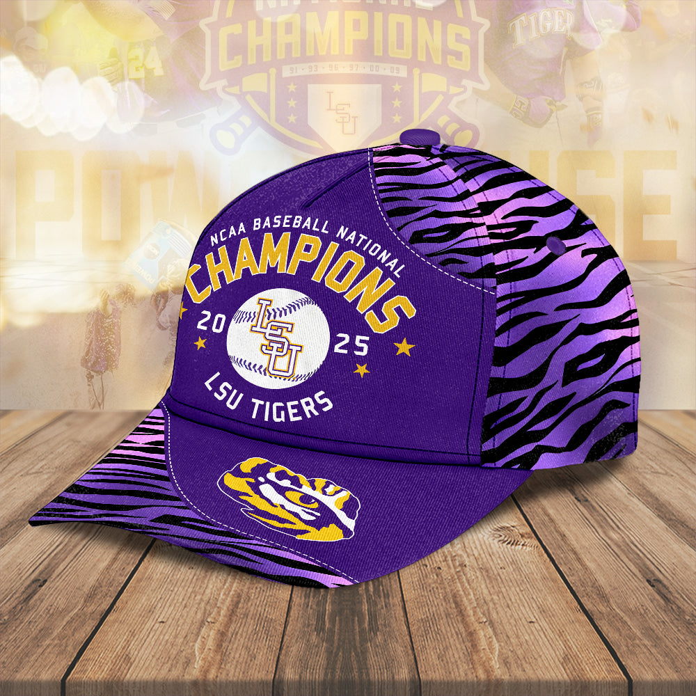 LSU Tigers Baseball 2025 National Champions Classic Cap – MAITM 11884