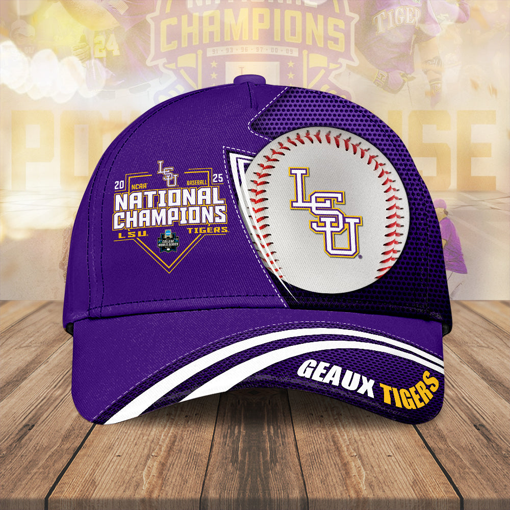 LSU Tigers Baseball 2025 National Champions Classic Cap – MAITM 11900