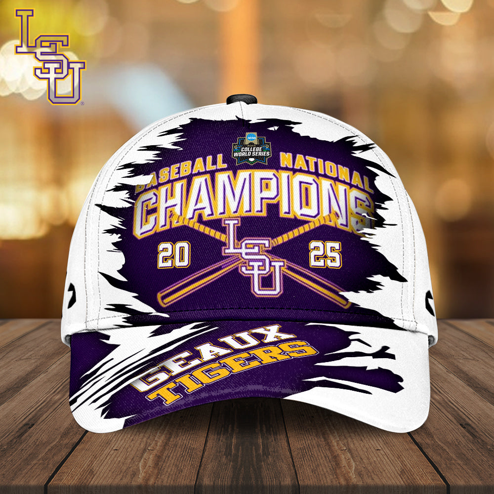 LSU Tigers Baseball 2025 National Champions Classic Cap – MAITM 11908
