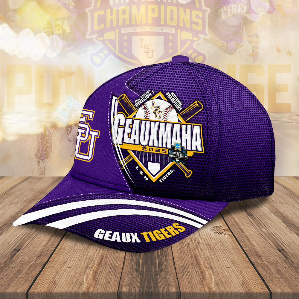 LSU Tigers Baseball 2025 National Champions Classic Cap – MAITM 12001