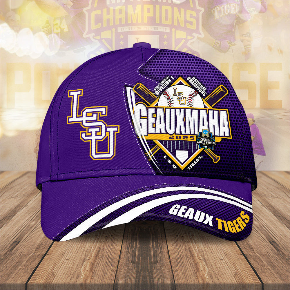 LSU Tigers Baseball 2025 National Champions Classic Cap – MAITM 12001
