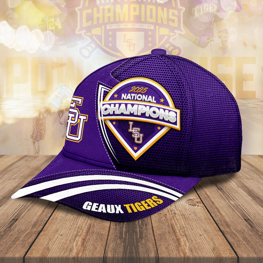 LSU Tigers Baseball 2025 National Champions Classic Cap – MAITM 12042