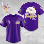 LSU Tigers Baseball Baseball Jersey – MAITM 11822