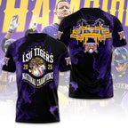 LSU Tigers Baseball 2025 National Champions 3D Apparel – GNE 3843