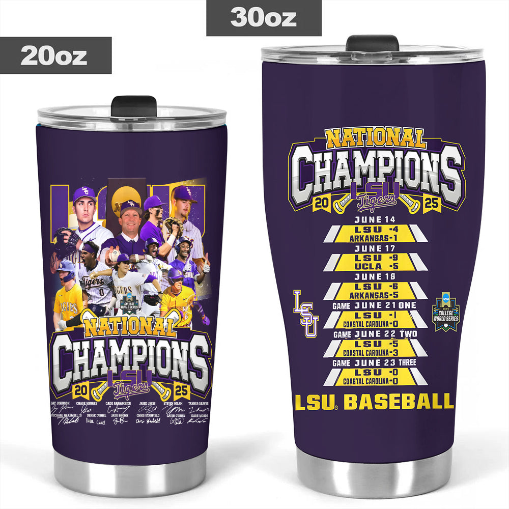 LSU Tigers Baseball Tumbler Cup – MAITM 11844