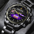 LSU Tigers Baseball 2025 National Champions x Rolex Black Stainless Steel Watch – MAITM 11899