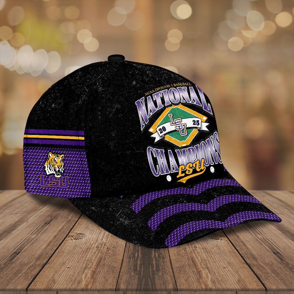 LSU Tigers Baseball 2025 National Champions Classic Cap – HOATT 11555