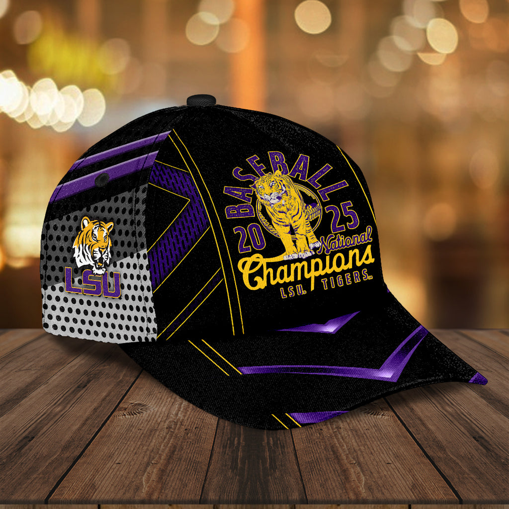 LSU Tigers Baseball 2025 National Champions Classic Cap – HOATT 11354