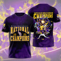 LSU Tigers Baseball 2025 National Champions 3D Apparel – HOATT 11366