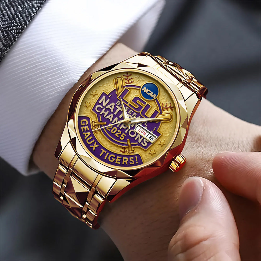 LSU Tigers Baseball Alloy Luxury Quartz Watch – TANTN 14047