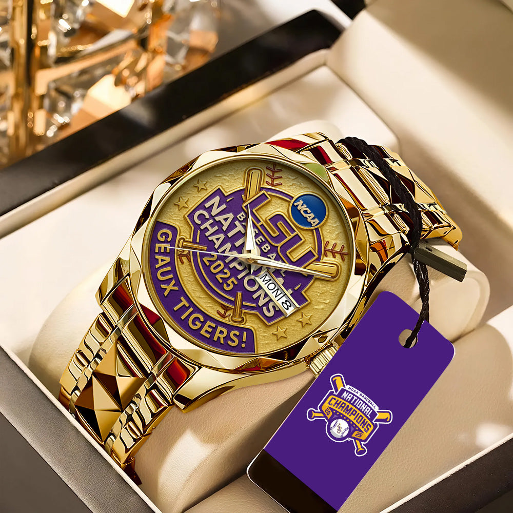 LSU Tigers Baseball Alloy Luxury Quartz Watch – TANTN 14047