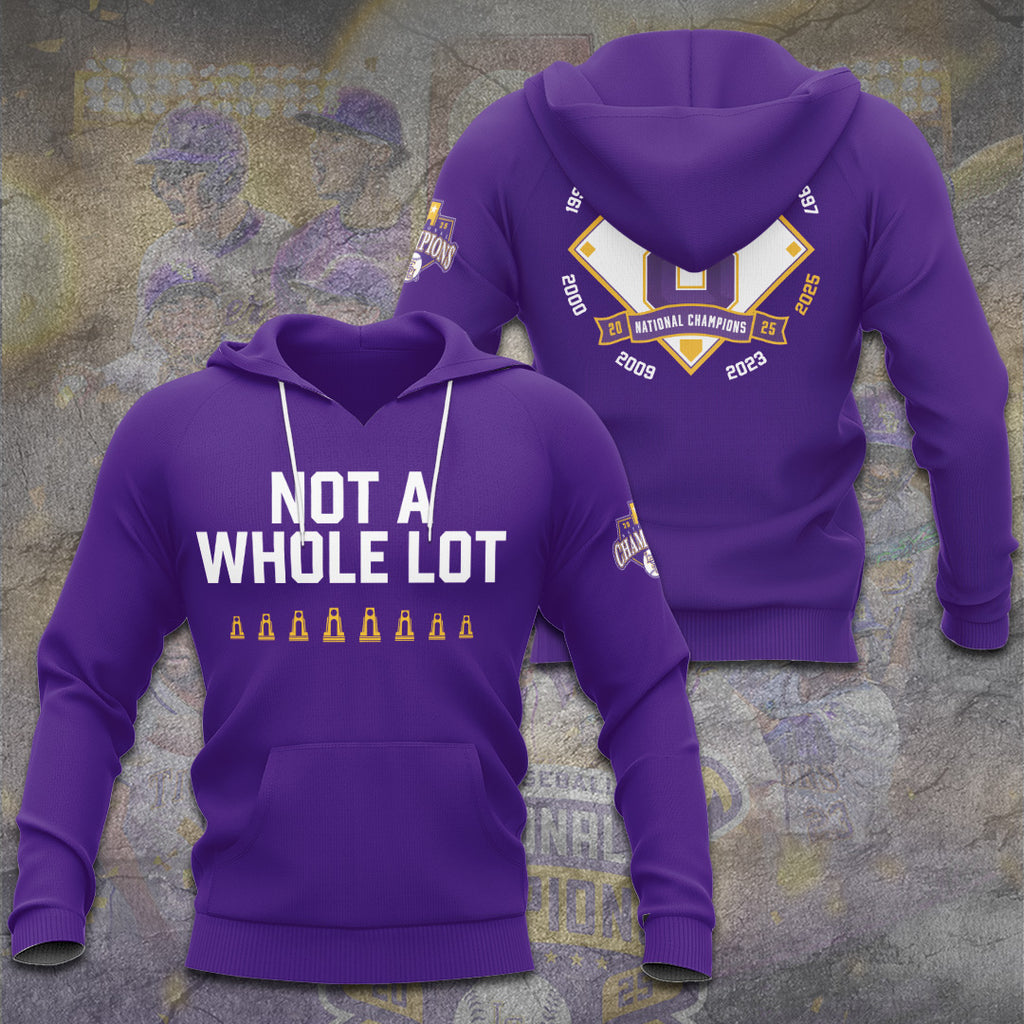 LSU Tigers Baseball 2025 National Champions 3D Apparel – TANTN 14095