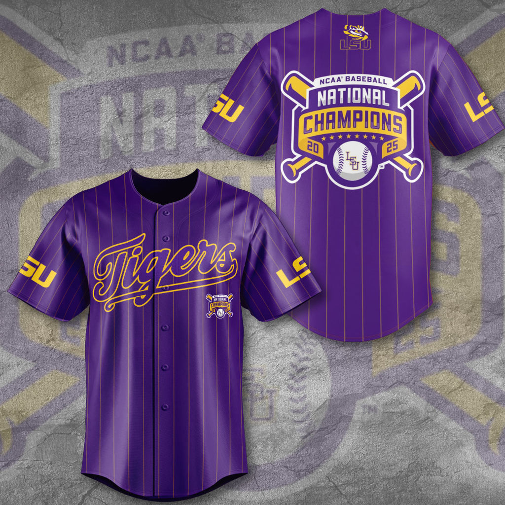 LSU Tigers Baseball Baseball Jersey – GNE 3900