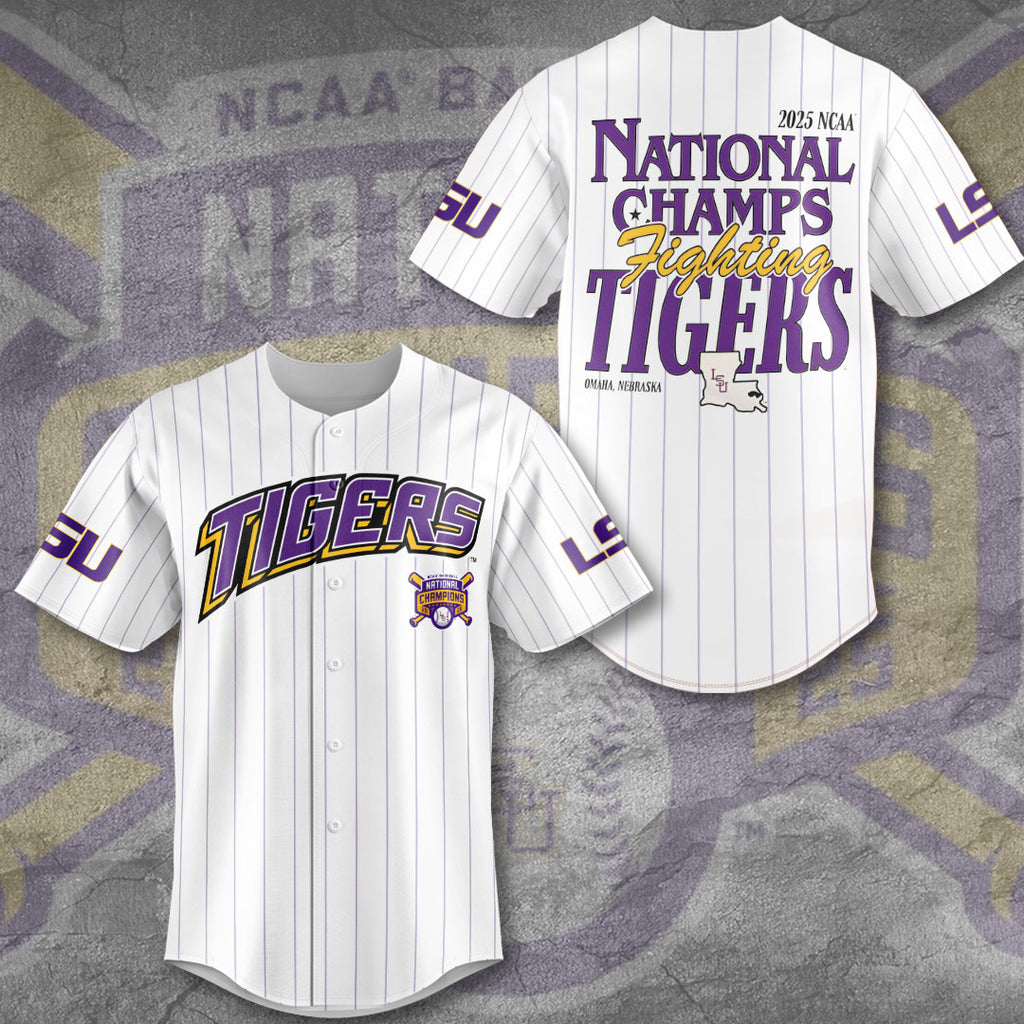 LSU Tigers Baseball Baseball Jersey – GNE 3934