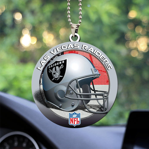 Las Vegas Raiders Custom Shape 2-sided Acrylic Car Ornament – TANTN16297