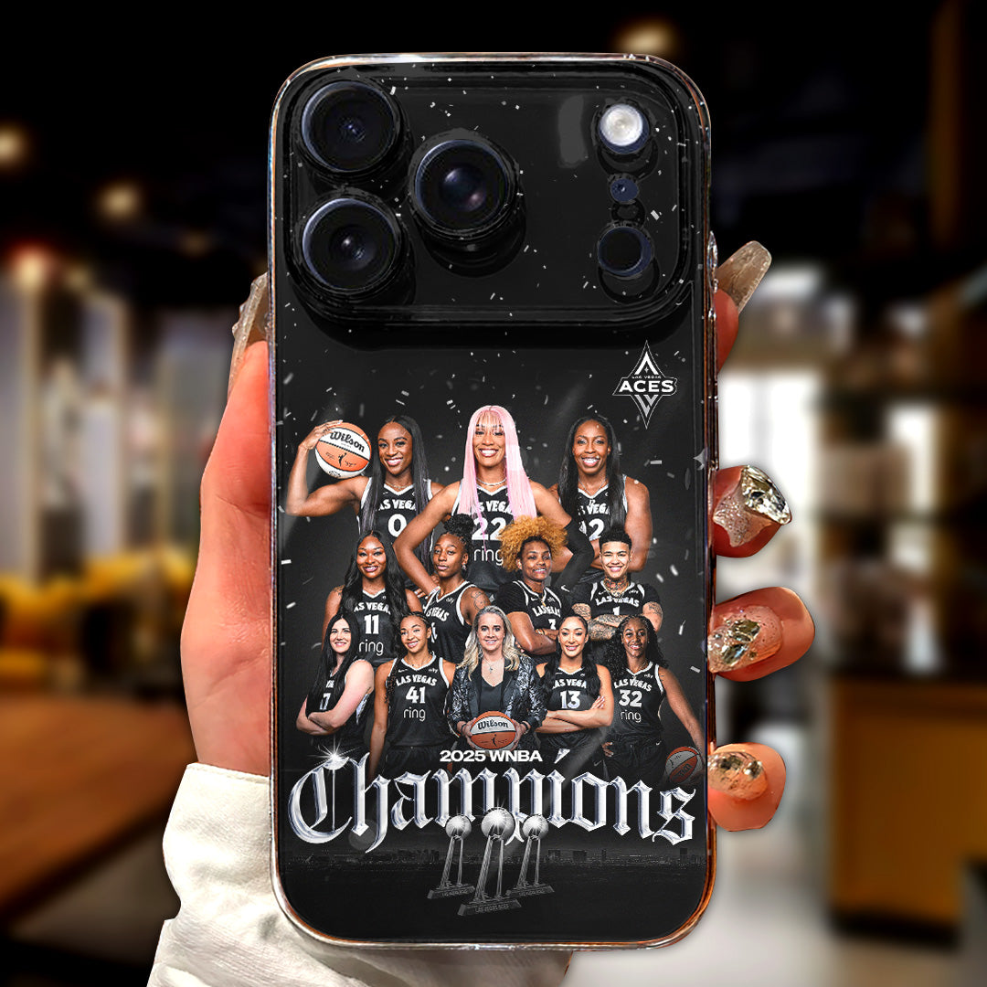 Las Vegas Aces 2025 WNBA Finals Champions Phone Case – TANTN17336