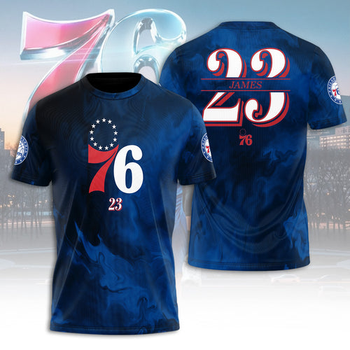 LeBron James x Philadelphia 76ers 3D Apparel – TANTN24503