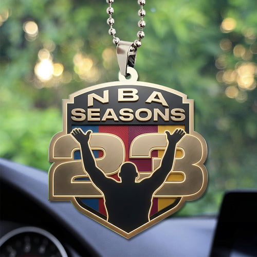 Lebron James Seasons 23 Custom shape 2-sided Acrylic Car Ornament – TANTN20234