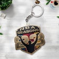 Lebron James Seasons 23 Custom Shape 2-sided Keychain – TANTN20235
