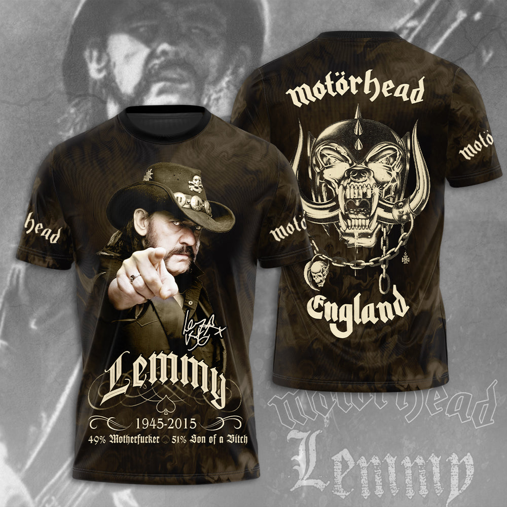 Motörhead x Lemmy Kilmister 3D Apparel – MAITM 4356