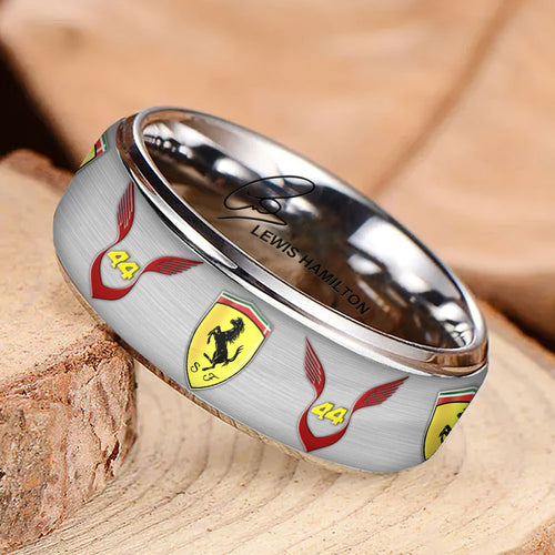 Scuderia Ferrari x Lewis Hamilton Custom Alloy Ring – MAITM 12011