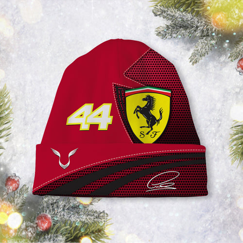 Lewis Hamilton x Scuderia Ferrari Beanie Hat – MAITM 9512