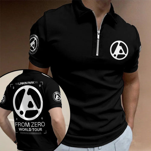 Linkin Park Tour 2026 Zip Polo Shirt – TANTN25018