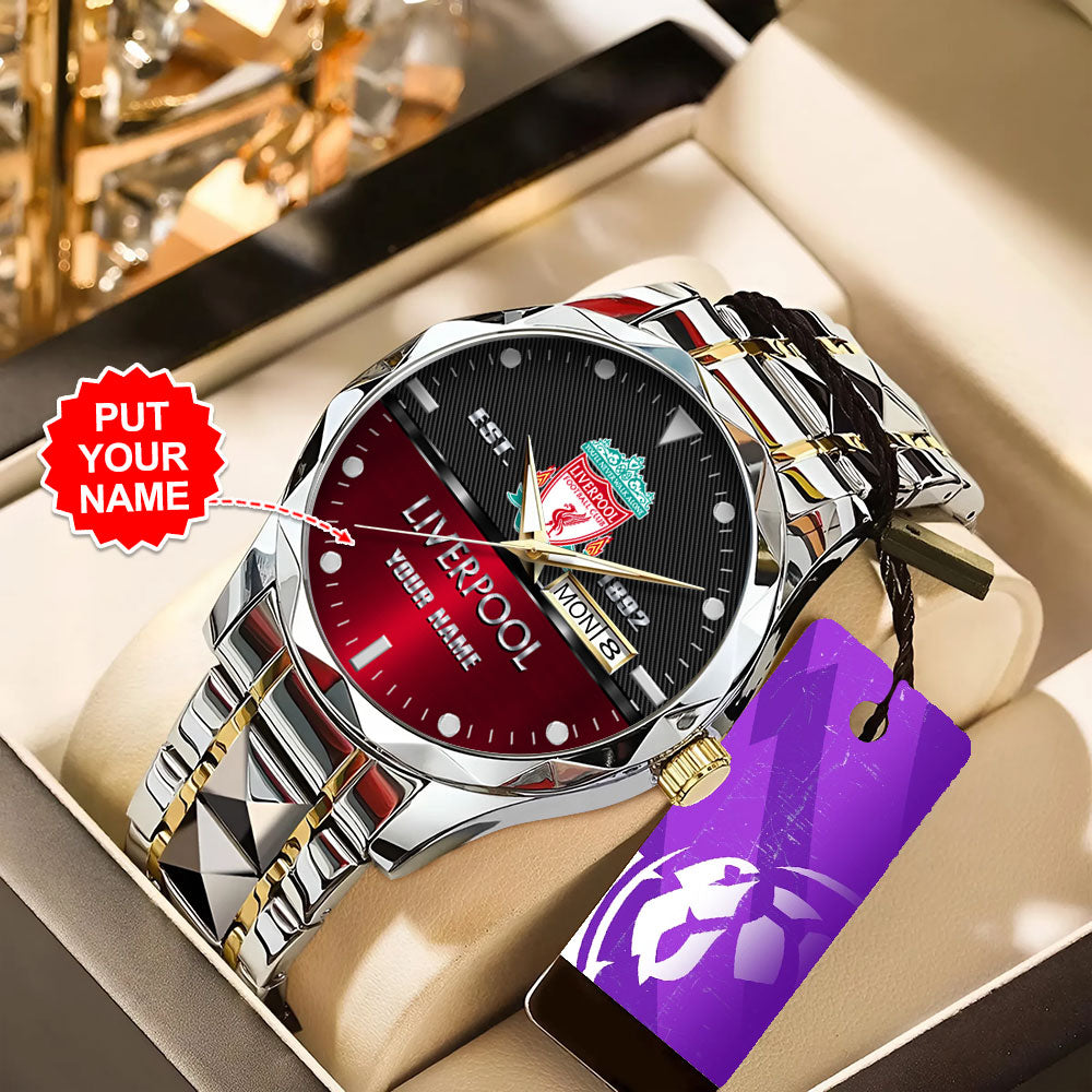 Personalized Liverpool FC Alloy Luxury Quartz Watch – TANTN15460