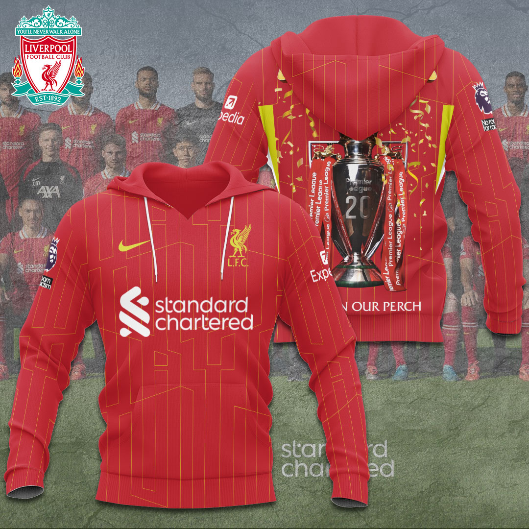 Liverpool FC 2024/25 Premier League Champions 3D Apparel – TANTN 12367