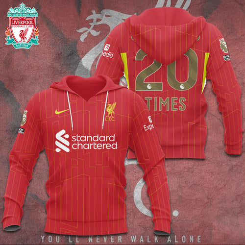 Liverpool FC 2024/25 Premier League Champions 3D Apparel – TANTN 12391