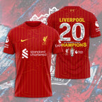 Liverpool FC 2024/25 Premier League Champions 3D Apparel – HOATT 10015